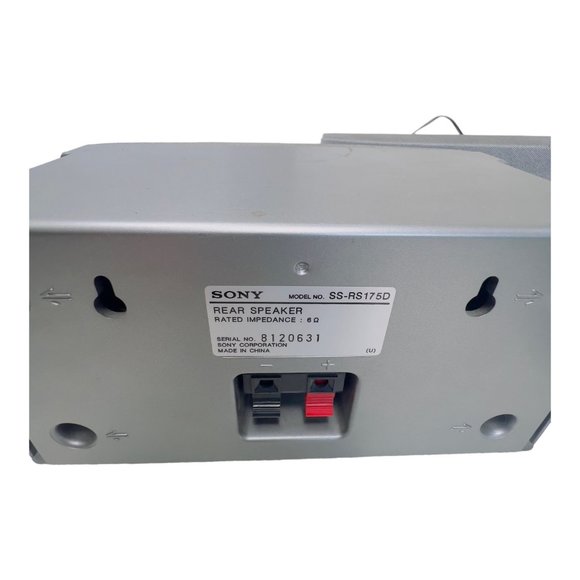 Sony Vintage 3 Speaker Set Model # SS - RS175D & SS - CT175D Silver - Picture 6 of 16